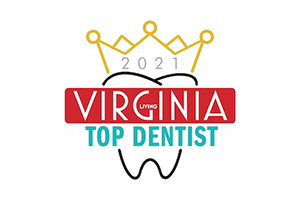 A logo of the virginia top dentist